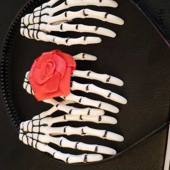 Day of the Dead Dress and Headpiece Set Size L - Picture 9 of 11